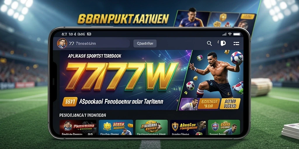 Tampilan gameplay yang menegangkan dalam aplikasi Sportsbook 7777W.