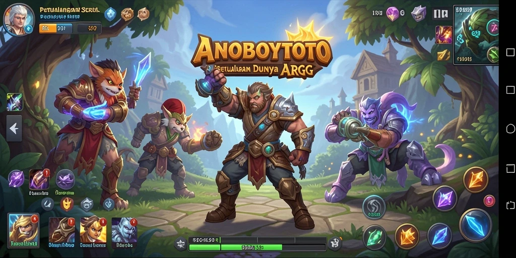 Screenshot ANOBOYTOTO menampilkan aksi seru dalam pertarungan ARPG.
