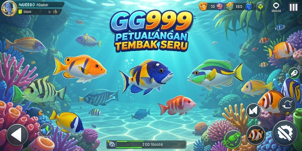Gameplay seru dalam permainan Tembak Ikan GG999.