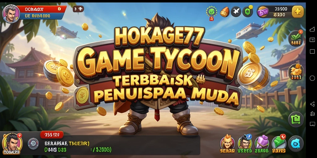 Tangkapan layar gameplay HOKAGE77 yang menampilkan pengelolaan bisnis yang seru.