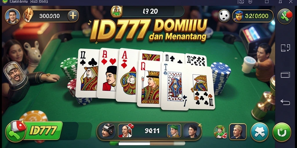 Gameplay seru dari ID777 menunjukkan tantangan domino.