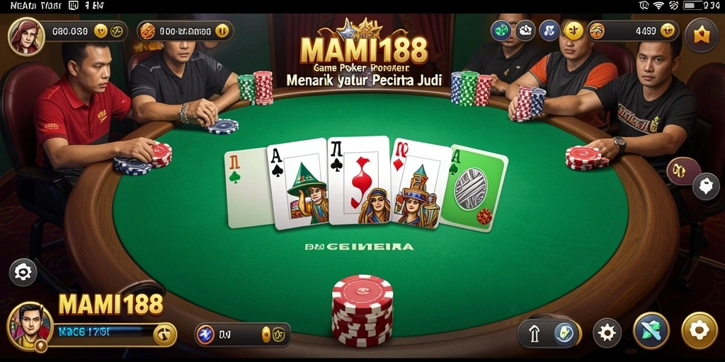 Screenshot MAMI188 menampilkan gameplay poker yang seru dan menarik.