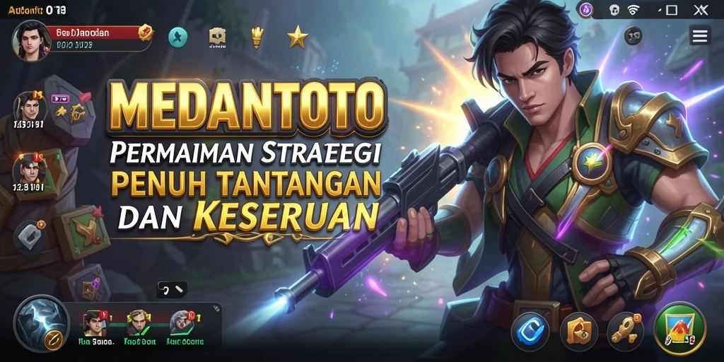 Tampilan menarik dari gameplay MEDANTOTO yang menegangkan.