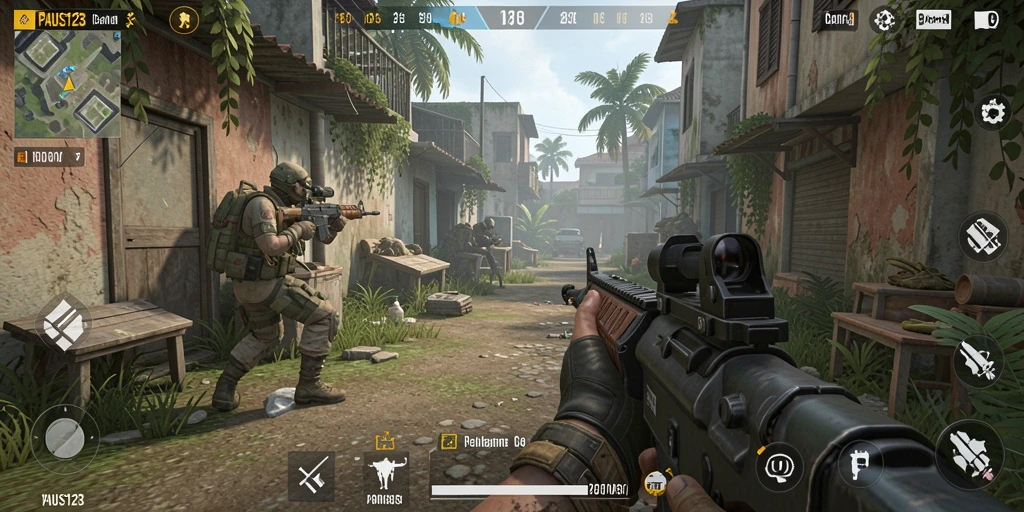 Gameplay seru dan penuh aksi dalam PAUS123.