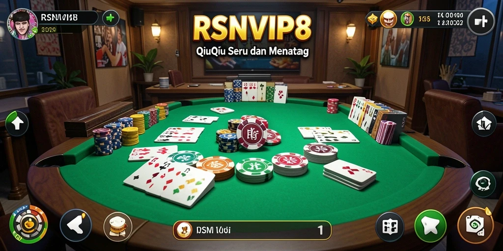 Gameplay seru di RSNVIP8 dengan suasana QiuQiu yang menantang.