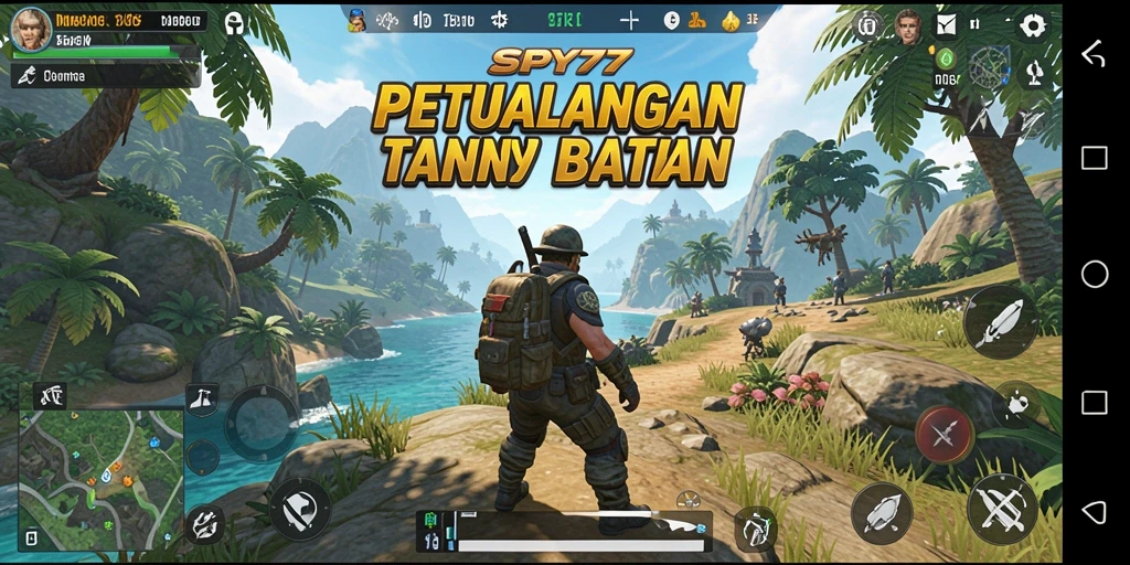 Tampilan gameplay <strong>SPY77</strong> yang menampilkan kebebasan eksplorasi di dunia terbuka.