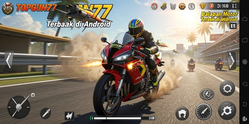 Tampilan gameplay yang seru dan mendebarkan di <strong>TOPGUN77</strong>.