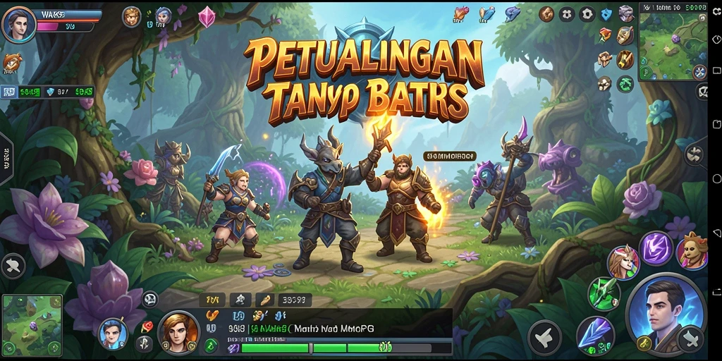 Tampilan gameplay seru dan menantang dari WAK89 MMORPG.
